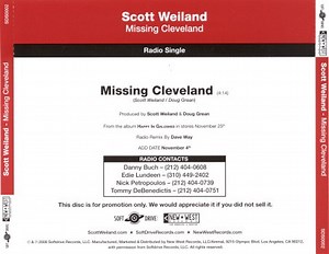 Scott Weiland - Missing Cleveland