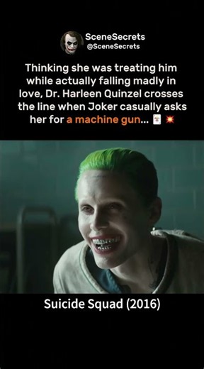 Suicide Squad: The birth of Harley Quinn in Arkham 💥 #shorts #shortvideo
