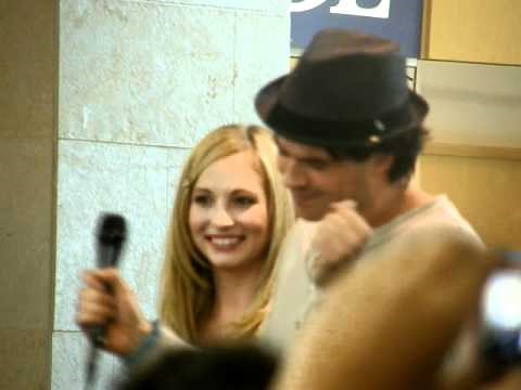 Ian Somerhalder doing the "Damon Dance" from Vampire Diaries