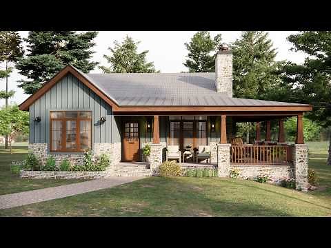 This One-Story House Will Blow Your Mind! PERFECT Layout for a 2-Bedroom