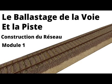 Ballasting of the Track and the Runway; First Module of the HO Network.