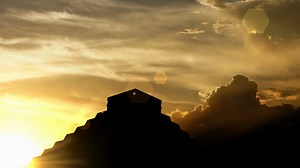 Mayan Pyramid Over Sunset 3d Animation Stock Motion Graphics SBV-334112584 - Storyblocks