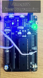 ATmega32 Timer0 Programming #avrmicrocontroller #pcbdesign #atmega32 #atmel #embedded #schematics