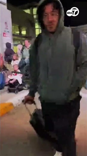 SECURITY LINE STRETCHES OUTSIDE AUSTIN AIRPORT