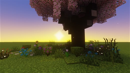 Building a cool nature scene in Minecraft