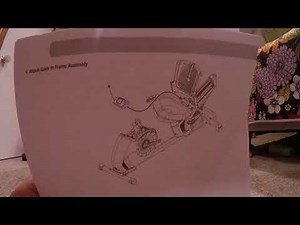 Schwinn 270 Recumbent Bike ASSEMBLY and Basic Operation
