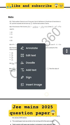 jee mains 2025 question paper || #iit #jee #advanced #maths #chemistry #physics #saleems #jeeadvance