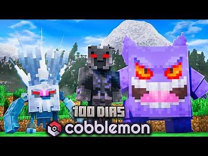 Sobrevivi 100 DIAS en Minecraft Cobblemon 1.7