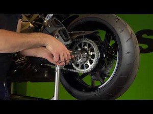 Technical area: tighten your motorcycle chain
