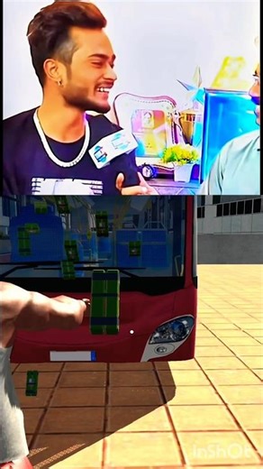 Indian bike driving 3D cracking bus from sticky bombs #indianbikedriving3d #gaming #shorts