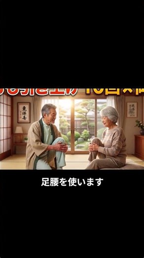 70代でもできる立つ動作が楽になる体操 / 【立ち上がり改善】3分でできる簡単筋トレ / 転倒予防に効果大！足腰強化ルーティン / #シニア健康 / #介護リフト / #雑学