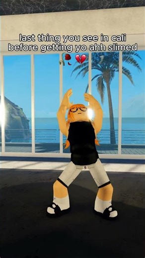 Bro's Dancing on roblox 😭✌️ | #roblox #practicalbasketball #basketball #california