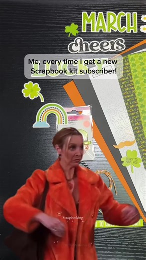 Me every single time someone subscribes to the scrapbook kit… 😭🎉 Like excuse me while I squeal, clap, and do a full happy dance in my craft room. You’re not “just another subscriber.” You’re another creative heart saying yes to preserving your memories… and yes, I absolutely celebrate every single one. 😅 Truly, every notification feels like confetti. 👉 Ready to join the party? Subscribe for your monthly scrapbook subscription kit at thememorycollective.us 👉 And shop your favorite tools at m