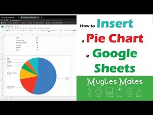 How To Insert a Pie Chart in Google Sheets