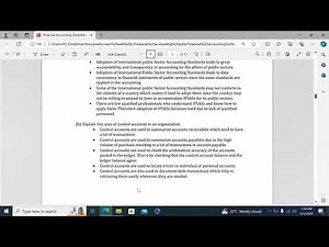 Financial Accounting December 2021 Past Paper Question and Answers