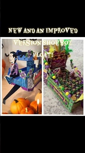 Halloween Shoebox Float!