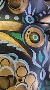 Watch this satisfying painting video in 8K ✨️ super close up | Fine Art, Bodypainting & Airbrush Make-up / bodyart by Lana Chromium