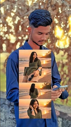 Create Viral Beach Collage Photos with chat gpt | 4 Frame Beach Prompt