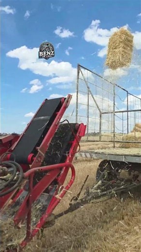 MF 575 Oldtimer mit Ballenschleuder🚀💯🌾