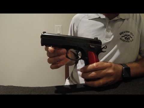 Gun Basics - CZ 75 SA/DA operation & lowering the hammer on a live round