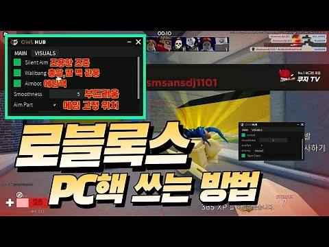 [개쉬움] 로블록스 핵쓰는 방법 (스크립트 적용법/초보자도 가능)