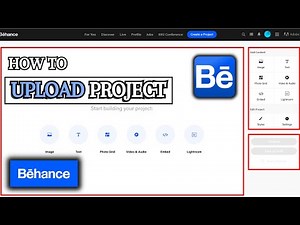 How To Upload Project or Design on Behance | Easily Post Portfolio Files