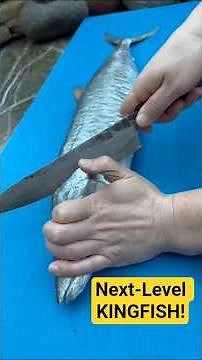How to Fillet and Grill Kingfish Like a Pro!#shorts