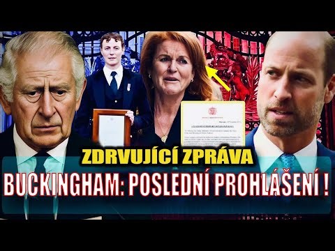 Buckingham potvrzuje zdrcující zprávy o budoucnosti Sarah Ferguson — národ je v šoku !