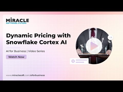 Dynamic Pricing with Snowflake Cortex AI | AI For Business