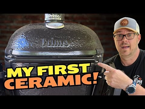 My First Ceramic Grill EVER - The Primo Ceramic Grills Oval XL Grill Review