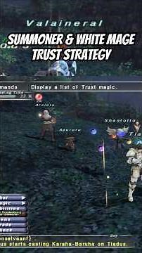Final Fantasy XI Online: Summoner & White Mage Trust Strategy