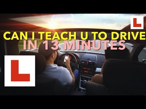 Can I teach u to Drive in 13 mins? Driving Instructor commentary Drive