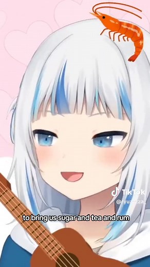 Gawr Gura Singing Wellerman | Ayy ayy Captain Gooba!!