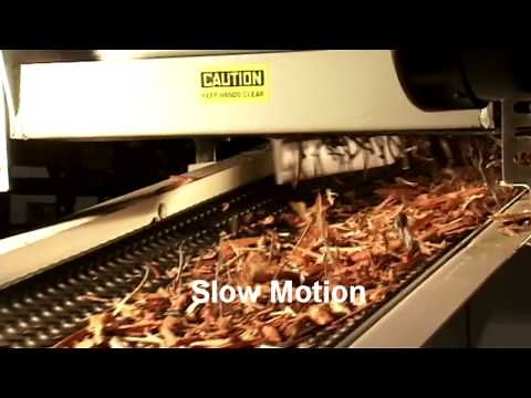 Cross Belt Magnetic Separation Demonstration, Cresswood Shredding Machinery
