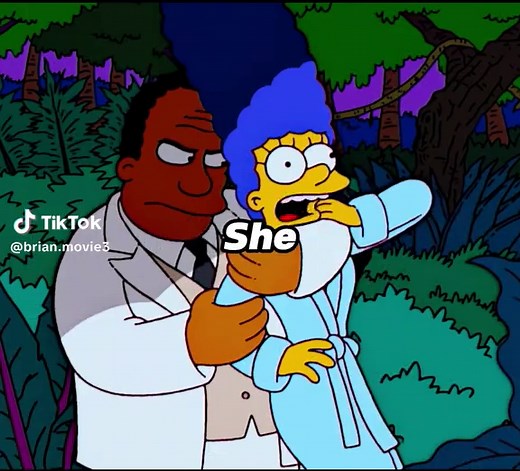 Marge Simpsons Transforming Into a Cat