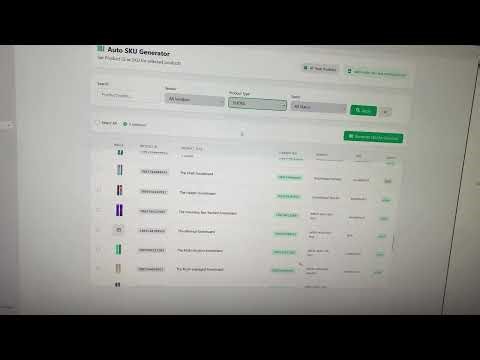Shopify Auto SKU Generator Demo