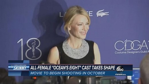 'Ocean's Eight' to Feature All Female Cast