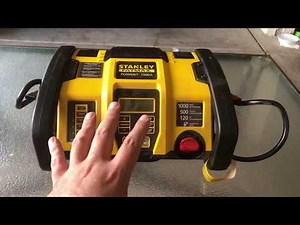 STANLEY FATMAX POWERIT 1000A PORTABLE JUMP STARTER ( COLOR YELLOW/BLACK) REVIEW