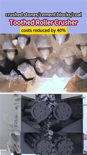 FTM Machinery | #Toothrollercrusher can replace jaw crusher and can also filter iron blocks automatically #machine #crusher #crusherstone #miningcrusher... | Instagram