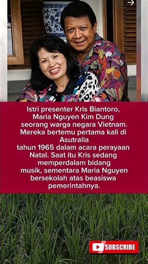 Banyak yang Belum Tahu! Rahasia Cinta Kris Biantoro & Istri Vietnamnya"