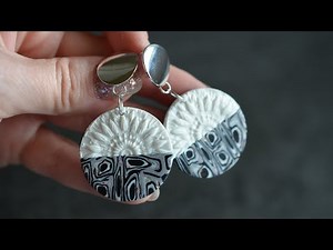 Step-by-Step Polymer Clay Cane Tutorial + Beautiful Earring Designs