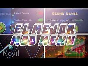 👉El Mejor Mod Menú Hack Para Móvil Geometry Dash 2.11👈 ¡SpeedHack, Noclip, CopyHack, Bypass Y Más!