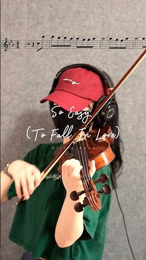 So Easy (To Fall In Love) - Olivia Dean (Violin Cover with Sheet Music)