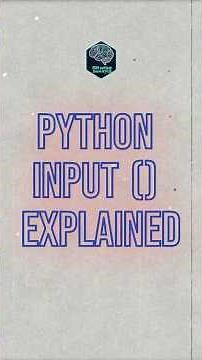 Python input() Function #pythontutorial #pythonforbeginners #python #dataanalytics