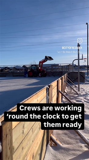 8.4K views · 70 reactions |  Oh! The weather outside is...perfect for ODR preparation!! We know you're excited for these amenities to open for the season, but a lot of time and effort goes into getting them ready for skaters and with the recent snowfall, crews are finally able to get flooding. Visit https://wearereddeer.ca/ to learn how much work goes into ODRs before we can lace-up those skates! | The City of Red Deer | Facebook