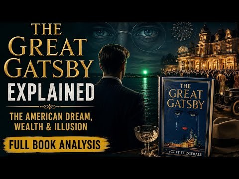 The Great Gatsby Explained | Full Book Analysis, Themes & Ending | American Dream Explained