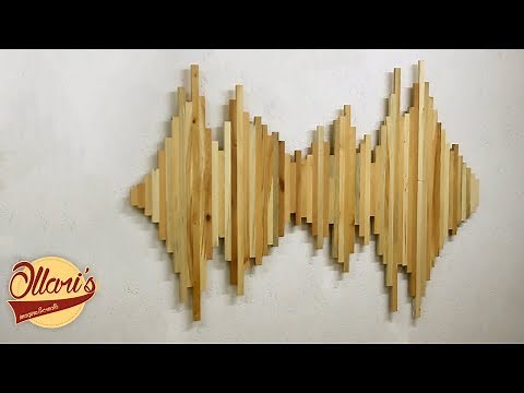 Making an LED Backlit Wall Art from Pallet wood