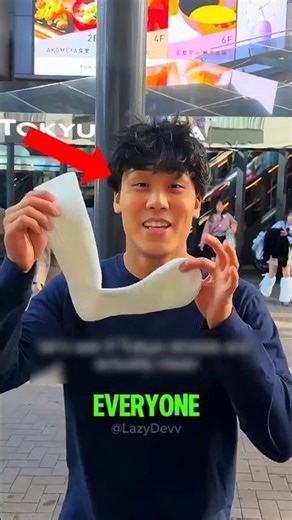 HE TESTED TOKYO’S STREETS USING WHITE SOCKS 😱😱