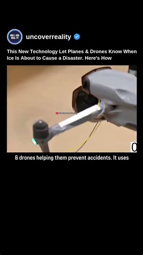 This Technology Let Airplanes & Drones Know When Ice Is About to Cause a Disaster #tech #shorts