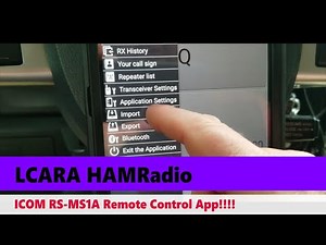 ICOM RS-MS1A Remote Control App!!!!